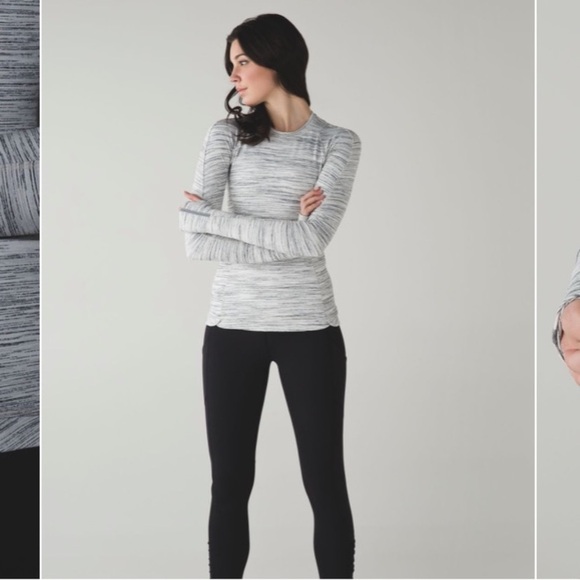 Lululemon Runderful Long Sleeve - Size 6 - Space Dye Camo - Picture 13 of 14